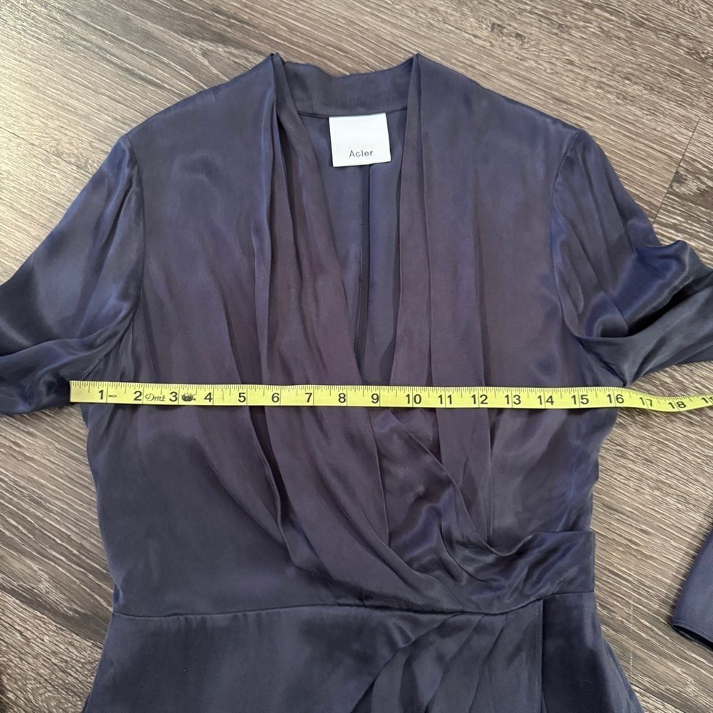 ACLER Martin Flute-sleeve Dress In Midnight - Picture 6 of 11
